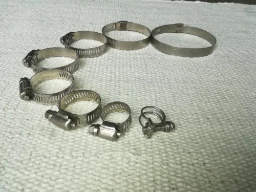 Stainless Steel Hose Clamps Set